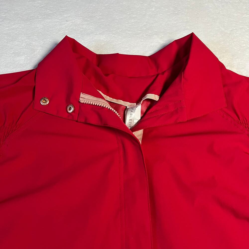 Fabletics Red Drawstring Waist Jacket - Picture 4 of 16